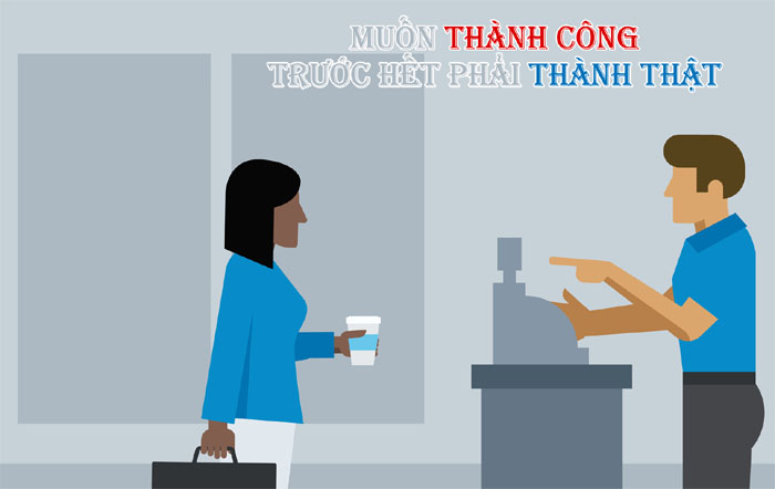 Muốn thành công, trước hết phải thành thật